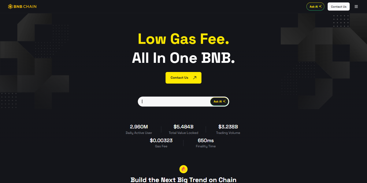 BNB information page preview