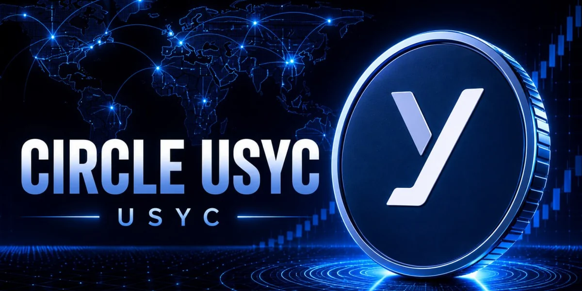 Circle USYC와 USYC 키워드를 보여주는 디지털 금융 대표 이미지