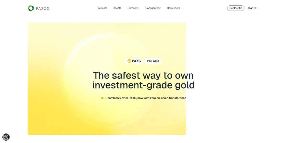 PAX Gold PAXG 대표 이미지