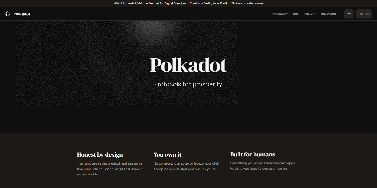 Polkadot DOT รูปภาพเด่น