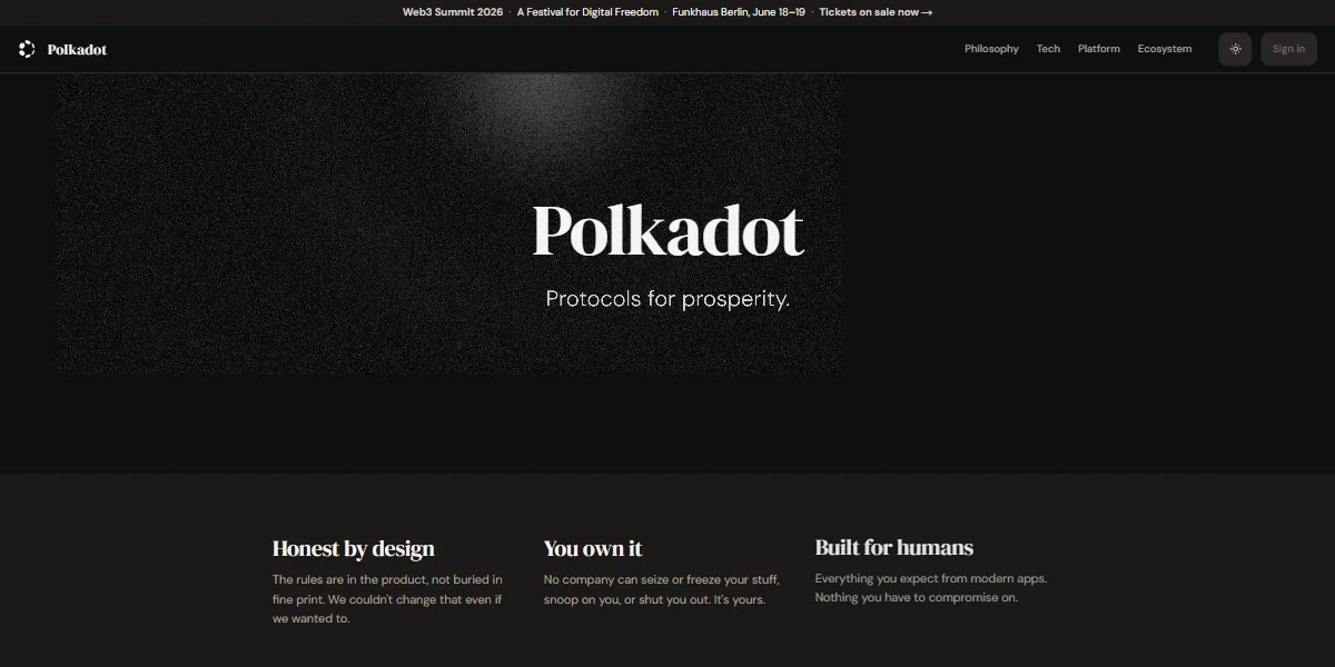 Polkadot DOT 대표 이미지